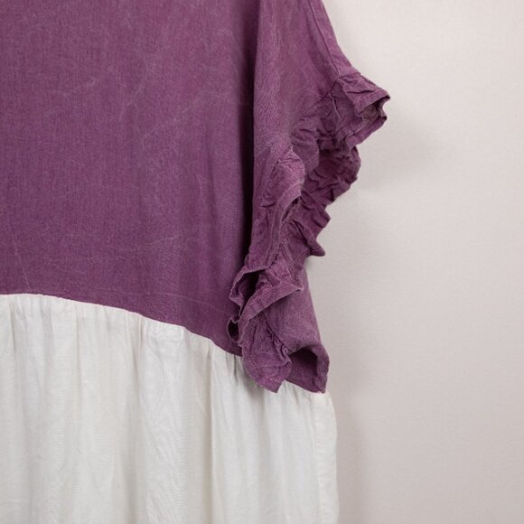 Andree by Unit color block shift dress-2X - Picture 3 of 6